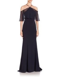 Theia Cold Shoulder Gown