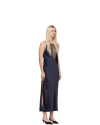 Marina Moscone Navy Gia Slip Dress