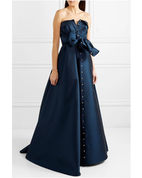 Alexis Mabille Tie Detailed Faille Gown