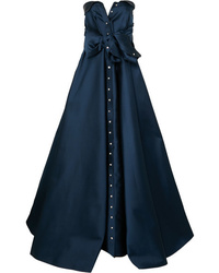 Alexis Mabille Tie Detailed Faille Gown
