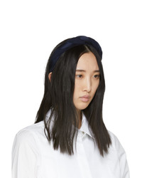 Sophie Buhai Navy Silk Twisted Headband