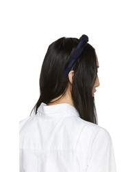 Sophie Buhai Navy Silk Twisted Headband