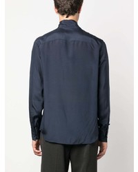 Valentino Garavani Scarf Detail Silk Shirt