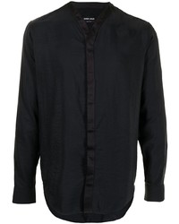 Giorgio Armani Slim Cut Silk Blend Shirt