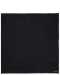 Tom Ford Contrast Tipped Silk Twill Pocket Square