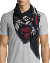 Alexander McQueen Ransom Silk Scarf