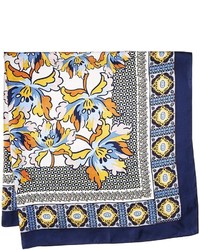 Tory Burch Tiger Lily Silk Square Scarf Scarves