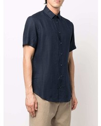Giorgio Armani Short Sleeve Silk Shirt
