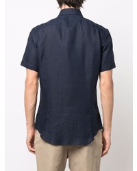 Giorgio Armani Short Sleeve Silk Shirt
