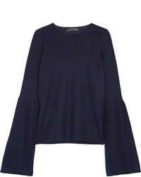 The Row Darcy Cashmere And Silk Blend Sweater Midnight Blue