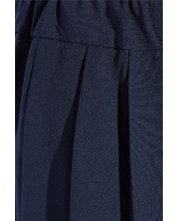 Vionnet Pleated Wool Blend Tapered Pants
