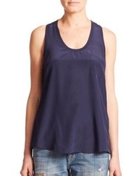 Joie Alicia Silk Racerback Tank Top