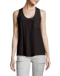 Joie Alicia Silk Racerback Tank Top