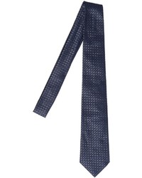 Giorgio Armani 7cm Silk Cotton Jacquard Tie