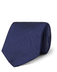 Turnbull & Asser 8cm Ribbed Silk Tie