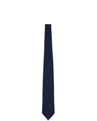 Dunhill Blue Silk Abstract Tie
