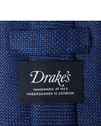Drakes Drakes 8cm Wool Silk And Cashmere Blend Tie
