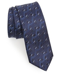 Lanvin Jacquard Silk Skinny Tie