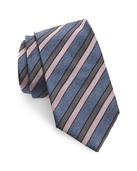 Brioni Jacquard Stripe Silk Tie