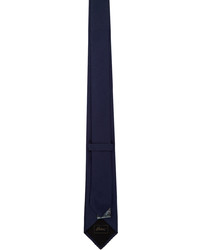 Brioni Navy Silk Standard Tie
