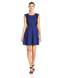 French Connection Whisper Light Cap Sleeve Fit And Flare Dress