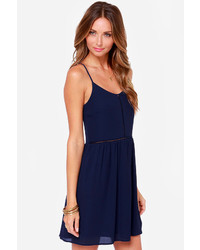 Everly Where The Heart Is Navy Blue Dress