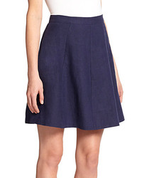 Joie Loudivine Pleated Linen Skirt
