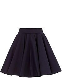 Surface to Air Navy Cotton Skater Skirt