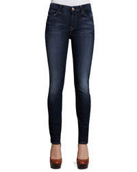 7 For All Mankind Mid Rise Skinny Seine River Jeans