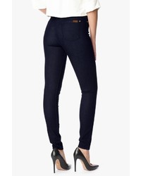7 For All Mankind Super High Waist Skinny In True Rinsed