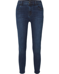 J Brand Alana Cropped High Rise Stretch Skinny Jeans