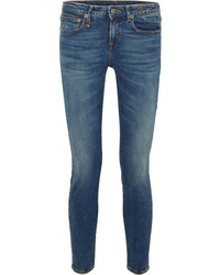 R13 Alison Mid Rise Skinny Jeans