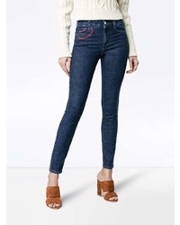 Stella McCartney All Is Love Embroidered Skinny Jeans