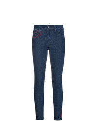 Stella McCartney All Is Love Embroidered Skinny Jeans
