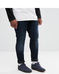 ASOS DESIGN Asos Plus Super Skinny Jeans In Blue Black Wash