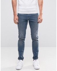 ASOS DESIGN Asos Skinny Jeans In Smokey Blue Wash