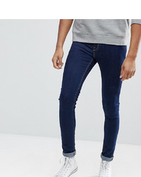 ASOS DESIGN Asos Tall Extreme Super Skinny Jeans In Raw Blue