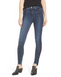 Hudson Jeans Barbara Step Hem High Waist Super Skinny Jeans