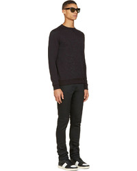 Saint Laurent Black Minimal Skinny Jeans