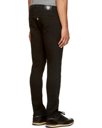 Kenzo Black Partial Fade Skinny Jeans