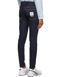 Fumito Ganryu Blue 5 Pockets Separate Skinny Jeans