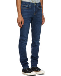 Frame Blue Stretch Lhomme Skinny Jeans