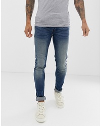 French Connection Blue Super Skinny Stretch Jeans