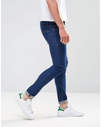 Asos Brand Extreme Super Skinny Jeans In Bright Indigo