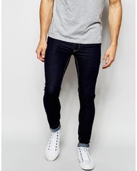 Asos Brand Extreme Super Skinny Jeans In Indigo