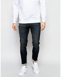 Asos Brand Skinny Jeans With Dirty Blue Wash
