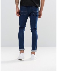 Asos Brand Super Skinny Jeans In 1205oz True Blue