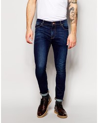 Asos Brand Super Skinny Jeans In Dark Wash