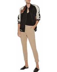 J Brand Cropped Mid Rise Skinny Jeans