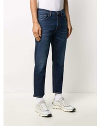 Acne Studios Cropped Straight Leg Jeans